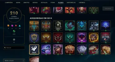Conta League Of Legends - Season 4 - 114+ skins LOL