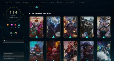 Conta League Of Legends - Season 4 - 114+ skins LOL