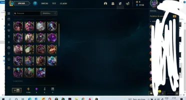 CONTA DE LOL LVL 361 com +70 skins