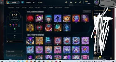 CONTA DE LOL LVL 361 com +70 skins