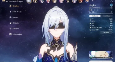 Conta Honkai Star Hail - Jingliu + Loba + Himeko + Welt