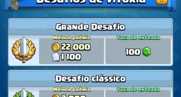 CLASH ROYALE JOGO SEUS DESAFIOS / TORNEIOS