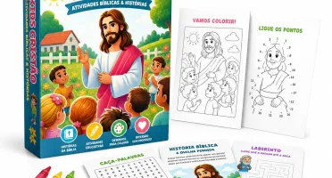 Atividades Bíblicas Cristão Kids +140 Atividades e Histórias