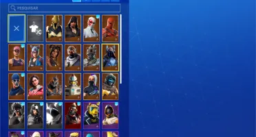 Conta de fortnite season 7,8,9,10 + pacotes