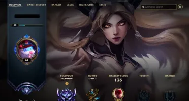 Conta de league of legends