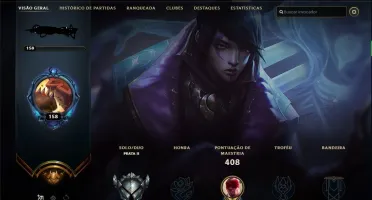 Conta lol, varias skins, level 158.