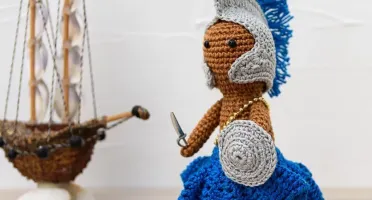 Ogum em Amigurumi