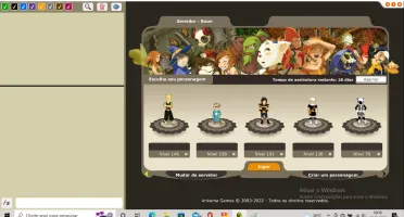 Vendo Conta Dofus Retrô Boon