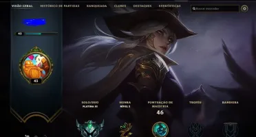 CONTA LOL PLATINA 3