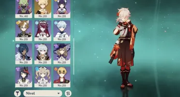 Ar42. Kazuha, Ganyu, Ayato, Mona, Qiqi, Diluc