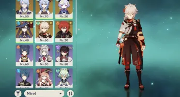 Ar42. Kazuha, Ganyu, Ayato, Mona, Qiqi, Diluc