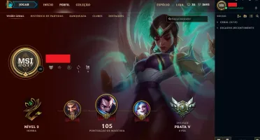 Conta LVL 30 (Unranked) (48 Campeões) (6 Skins)