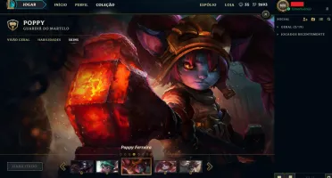 Conta LVL 30 (Unranked) (48 Campeões) (6 Skins)