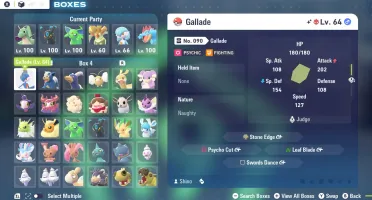 Pokemon Legends Z-A - Pokedex Alpha Shiny 6IV