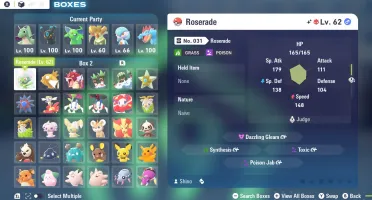Pokemon Legends Z-A - Pokedex Alpha Shiny 6IV