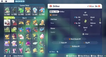 Pokemon Legends Z-A - Pokedex Alpha Shiny 6IV