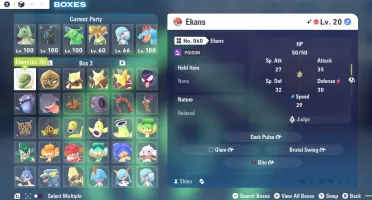 Pokemon Legends Z-A - Pokedex Alpha Shiny 6IV