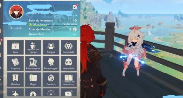 GENSHIN IMPACT - AR 40 - DILUC + CHILD OPORTUNIDADE