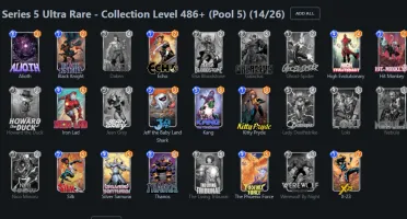 Conta Marvel Snap Coleção 5.194