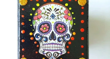 Conjunto Caixinhas Caveiras Mexicanas