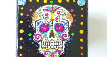 Conjunto Caixinhas Caveiras Mexicanas