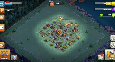 CONTA CLASH OF CLANS CV10 - 449 GEMAS - PARA VENDER RÁPIDO