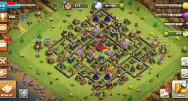 CONTA CLASH OF CLANS CV10 - 449 GEMAS - PARA VENDER RÁPIDO