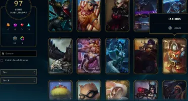 Conta de LOL level 47 com todos os campeões e 97 skins