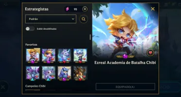 Vendo conta tft com vários estrategistas