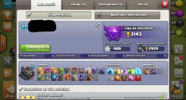 Clash of Clans cv 9 razoavelmente upado