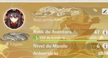 CONTA COM HU TAO E KLEE ( ACEITO OFERTA )