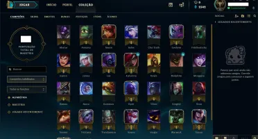 Conta League of Legends - Ouro 5 - 30 Campeoes e 3 Skin