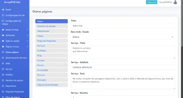 Script PHP Site Institucional Para Várias Atividades – PHP 8