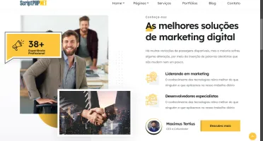 Script PHP Site Institucional Para Várias Atividades – PHP 8