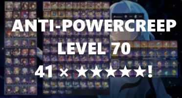 [Lv. 70] Conta Honkai: Star Rail (41x 5 Estrelas) Anti-Power