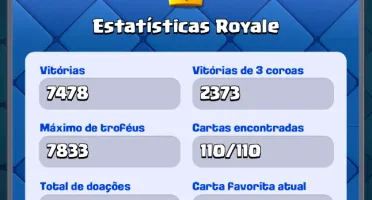 Conta rara Clash Royale - 6 anos + 8k gemas