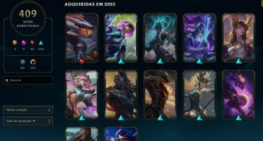 Conta De Lol + Valorant Com Skins Raras