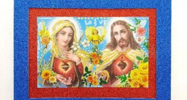 Quadrinho Kitsch "Sagrados Corações"