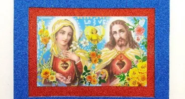 Quadrinho Kitsch "Sagrados Corações"