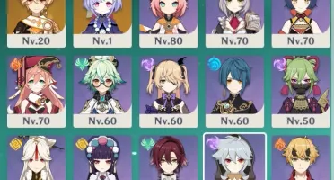Genshin Impact - Ganyu + Xiao + Kazuha + Mona