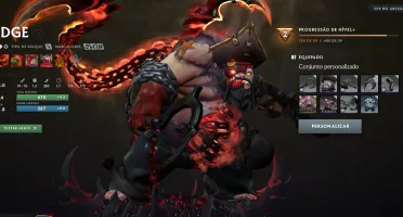 Conta Dota 2 com arcano e alguns collectos