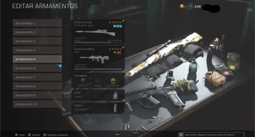 CONTA WARZONE/COLD WAR FULL SKIN + pacotes de skin