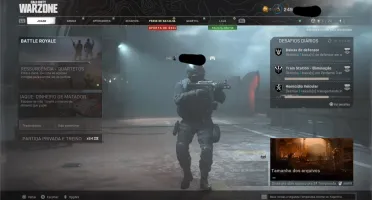 CONTA WARZONE/COLD WAR FULL SKIN + pacotes de skin