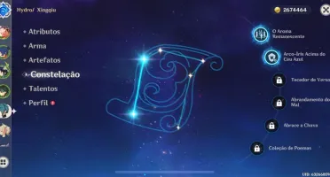 Conta com Xiao + Venti + Lança de Jade