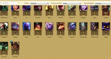 Conta Unranked - 32 champ - 9 paginas de runa