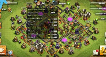 Conta Clash of Clans CV 10 quase full