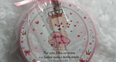 Pezinho rosa - Kit 10 Lembrancinhas