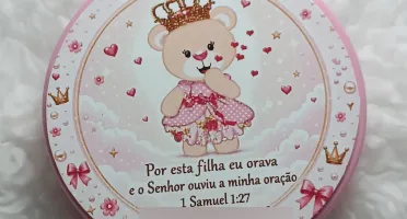 Pezinho rosa - Kit 10 Lembrancinhas