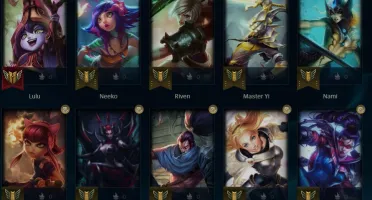 Conta de lol, Ouro 4, MMR bom