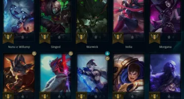 Conta de lol, Ouro 4, MMR bom